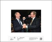 SHORTLISTED - POLITICS - 2017  FRIENDS AND FOES by Ray McManus  An Taoiseach Enda Kenny T.D. in jovial mood with Minister for Transport Tourism and Sport Shane Ross T.D. ahead of the GAA Football All-Ireland Senior Championship Final