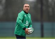 31 January 2017; Simon Zebo of Ireland during squad training at Carton House in Maynooth, Co Kildare. Photo by Seb Daly/Sportsfile