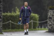 31 January 2017; Simon Zebo of Ireland arrives for squad training at Carton House in Maynooth, Co Kildare. Photo by Brendan Moran/Sportsfile