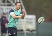 31 January 2017; Tommy Bowe of Ireland during squad training at Carton House in Maynooth, Co Kildare. Photo by Brendan Moran/Sportsfile