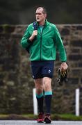 31 January 2017; Devin Toner of Ireland arrives prior to squad training at Carton House in Maynooth, Co Kildare. Photo by Seb Daly/Sportsfile