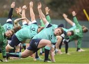 31 January 2017; Tadhg Furlong of Ireland during squad training at Carton House in Maynooth, Co Kildare. Photo by Brendan Moran/Sportsfile