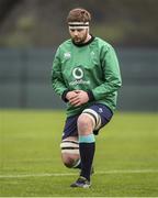 31 January 2017; Iain Henderson of Ireland during squad training at Carton House in Maynooth, Co Kildare. Photo by Brendan Moran/Sportsfile