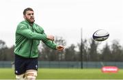 31 January 2017; Sean O'Brien of Ireland during squad training at Carton House in Maynooth, Co Kildare. Photo by Brendan Moran/Sportsfile
