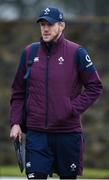 31 January 2017; Ireland forwards coach Simon Easterby arrives prior to squad training at Carton House in Maynooth, Co Kildare. Photo by Seb Daly/Sportsfile