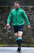 31 January 2017; Sean O'Brien of Ireland arrives prior to squad training at Carton House in Maynooth, Co Kildare. Photo by Seb Daly/Sportsfile
