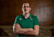 31 January 2017; Devin Toner of Ireland poses for portrait following a press conference at Carton House in Maynooth, Co Kildare. Photo by Seb Daly/Sportsfile