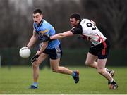 31 January 2017; Jack Barry of University College Dublin in action against Kevin McBrearty of Institute of Technology Sligo during the Independent.ie HE GAA Sigerson Cup Round 1 match between University College Dublin and Institute of Technology Sligo at UCD in Belfield, Dublin. Photo by Sam Barnes/Sportsfile