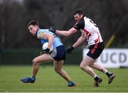 31 January 2017; Jack Barry of University College Dublin in action against Kevin McBrearty of Institute of Technology Sligo during the Independent.ie HE GAA Sigerson Cup Round 1 match between University College Dublin and Institute of Technology Sligo at UCD in Belfield, Dublin. Photo by Sam Barnes/Sportsfile