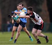 31 January 2017; Eamonn Wallace of University College Dublin in action against Robbie Smyth of Institute of Technology Sligo during the Independent.ie HE GAA Sigerson Cup Round 1 match between University College Dublin and Institute of Technology Sligo at UCD in Belfield, Dublin. Photo by Sam Barnes/Sportsfile