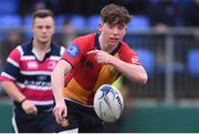 31 January 2017; Sean Cribbin of St Fintan's High School during the Bank of Ireland Leinster Schools Senior Cup Round 1 match between Clongowes Wood College and St Fintan's High School at Donnybrook Stadium in Donnybrook, Dublin. Photo by Matt Browne/Sportsfile