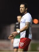 31 January 2017; Billy Dennehy of St Patrick's Athletic in action during the Leinster Senior Cup fourth round match between Bray and St Patrick's Athletic at the Carlisle Grounds in Bray. Photo by David Fitzgerald/Sportsfile