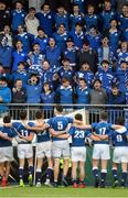 1 February 2017; St Mary's College players and supporters celebrate after the Bank of Ireland Leinster Schools Senior Cup Round 1 match between St Mary's College and Newbridge College at Donnybrook Stadium in Donnybrook, Dublin. Photo by Daire Brennan/Sportsfile
