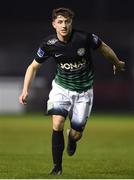 31 January 2017; Keith Buckley of Bray in action during the Leinster Senior Cup fourth round match between Bray and St Patrick's Athletic at the Carlisle Grounds in Bray. Photo by David Fitzgerald/Sportsfile