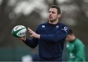2 February 2017; Tommy Bowe of Ireland during squad training at Carton House in Maynooth, Co Kildare. Photo by Seb Daly/Sportsfile
