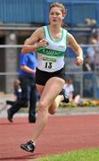26 June 2011; Chloe Doran, from Raheny Shamrock A.C., Dublin, in action in the Junior Women 800m race during the Woodie’s DIY Junior and U23 Championships. Tullamore Harriers AC, Tullamore, Co. Offaly. Picture credit: Barry Cregg / SPORTSFILE