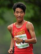 26 June 2011; Cong Fudong, China, in action during the Men's 20k race at the 18th Dublin International Grand Prix of Race Walking. Furze Road, Phoenix Park, Co. Dublin. Picture credit: Pat Murphy / SPORTSFILE