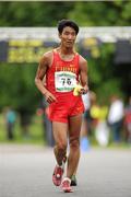 26 June 2011; Cong Fudong, China, in action during the Men's 20k race at the 18th Dublin International Grand Prix of Race Walking. Furze Road, Phoenix Park, Co. Dublin. Picture credit: Pat Murphy / SPORTSFILE