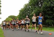 26 June 2011; A general view of the start of the Men's 20k race at the 18th Dublin International Grand Prix of Race Walking. Furze Road, Phoenix Park, Co. Dublin. Picture credit: Pat Murphy / SPORTSFILE
