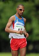 26 June 2011; Jerome Caprice, from Mauritius, in action during the Men's 20k race at the 18th Dublin International Grand Prix of Race Walking. Furze Road, Phoenix Park, Co. Dublin. Picture credit: Pat Murphy / SPORTSFILE
