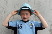 26 June 2011; Dublin supporter Ultan Dolan, age 6, from Rathcoffey, Co. Kildare, at the Leinster GAA Senior Football Championship Semi-Finals. Croke Park, Dublin. Picture credit: Brendan Moran / SPORTSFILE