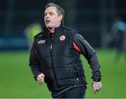 28 January 2017; Tyrone assistant manager Gavin Devlin during the Bank of Ireland Dr. McKenna Cup Final match between Tyrone and Derry at Pairc Esler in Newry, Co. Down. Photo by Oliver McVeigh/Sportsfile