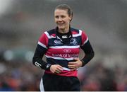 3 February 2017; Referee Helen O'Reilly during the Bank of Ireland Leinster Schools Senior Cup Round 1 match between Cistercian College Roscrea and CBC Monkstown at Castle Avenue in Clontarf, Dublin. Photo by Piaras Ó Mídheach/Sportsfile