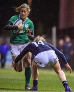 3 February 2017; Alison Miller of Ireland is tackled by Megan Gaffney of Scotland during the RBS Women's Six Nations Rugby Championship match between Scotland and Ireland at Broadwood Stadium in Cumbernauld, Scotland. Photo by Brendan Moran/Sportsfile