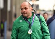 4 February 2017; Rory Best of Ireland arrives ahead of the RBS Six Nations Rugby Championship match between Scotland and Ireland at BT Murrayfield Stadium in Edinburgh, Scotland. Photo by Brendan Moran/Sportsfile