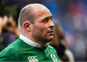 4 February 2017; Ireland captain Rory Best following his side's defeat in the RBS Six Nations Rugby Championship match between Scotland and Ireland at BT Murrayfield Stadium in Edinburgh, Scotland. Photo by Ramsey Cardy/Sportsfile
