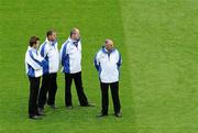 5 June 2011; A general view of umpires before the game. Leinster GAA Football Senior Championship Quarter-Final, Kildare v Meath, Croke Park, Dublin. Picture credit: Brendan Moran / SPORTSFILE