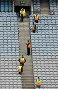5 June 2011; Match stewards on duty in the stadium. Leinster GAA Football Senior Championship Quarter-Final, Dublin v Laois, Croke Park, Dublin. Picture credit: Brendan Moran / SPORTSFILE