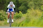25 June 2011; Caroline Ryan, Garda CC, in action during the Elite Women's Road Race National Championships. Scotstown, Co. Monaghan. Picture credit: Stephen McMahon / SPORTSFILE