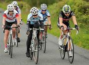 25 June 2011; Siobhan Horgan, The Edge Sports Team, leads the breakaway during the Elite Women's Road Race National Championships. Scotstown, Co. Monaghan. Picture credit: Stephen McMahon / SPORTSFILE