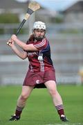 2 July 2011; Martina Conroy, Galway, takes a free to score her side's first goal. All-Ireland Senior Camogie Championship, Round 4, in association with RTE Sport, Galway v Offaly, Pearse Stadium, Galway. Picture credit: Barry Cregg / SPORTSFILE