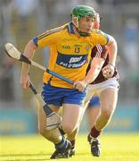 2 July 2011; Cathal McInerney, Clare, in action against Adrian Cullinane, Galway. GAA Hurling All-Ireland Senior Championship, Phase 2, Galway v Clare, Pearse Stadium, Salthill, Galway. Picture credit: Stephen McCarthy / SPORTSFILE