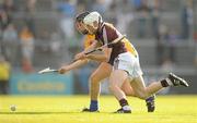 2 July 2011; Nicky O'Connell, Clare, in action against Andy Smith, Galway. GAA Hurling All-Ireland Senior Championship, Phase 2, Galway v Clare, Pearse Stadium, Salthill, Galway. Picture credit: Stephen McCarthy / SPORTSFILE