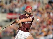 2 July 2011; Iarla Tannian, Galway, shoots to score a point. GAA Hurling All-Ireland Senior Championship, Phase 2, Galway v Clare, Pearse Stadium, Galway. Picture credit: Barry Cregg / SPORTSFILE