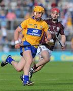 2 July 2011; John Conlon, Clare, in action against Adrian Cullinane, Galway. GAA Hurling All-Ireland Senior Championship, Phase 2, Galway v Clare, Pearse Stadium, Galway. Picture credit: Barry Cregg / SPORTSFILE