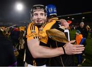 4 February 2017; Tony Kelly of Ballyea celebrates with team mate James Murphy after the AIB GAA Hurling All-Ireland Senior Club Championship Semi-Final match between St Thomas' and Ballyea at Semple Stadium in Thurles, Co Tipperary. Photo by Eóin Noonan/Sportsfile