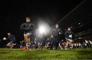 4 February 2017; Monaghan players break away from their team photograph before the Allianz Football League Division 1 Round 1 match between Mayo and Monaghan at Elverys MacHale Park in Castlebar, Co Mayo. Photo by Stephen McCarthy/Sportsfile