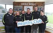 4 February 2017; Connacht Healthy Club Roadshow - inspiring GAA clubs to become hubs for health. Pictured at the launch leading the call out for increased participation in the programme are Philly McMahon, Gaelic footballer for Dublin and Ballymun Kickhams, and participate at the GAA Healthy Clubs Roadshow. Exemplar Healthy Clubs such as Achill GAA, Mayo, Melvin Gaels GAA, Leitrim, Ballinderreen GAA, Galway and Aghamore GAA, Mayo, encouraged and inspired other Connacht clubs to support their communities in pursuit of better physical and mental wellbeing. For more information, visit: www.gaa.ie/community Follow: @officialgaa or Like: www.facebook.com/officialgaa/. Ballyhaunis Centre of Excellence, Mayo. Photo by Matt Browne/Sportsfile
