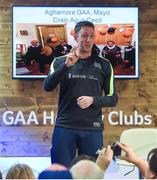 4 February 2017; Connacht Healthy Club Roadshow - inspiring GAA clubs to become hubs for health. Pictured at the launch leading the call out for increased participation in the programme was Michael Fennelly, hurler with the Kilkenny senior team. Exemplar Healthy Clubs such as Achill GAA, Mayo, Melvin Gaels GAA, Leitrim, Ballinderreen GAA, Galway and Aghamore GAA, Mayo, encouraged and inspired other Connacht clubs to support their communities in pursuit of better physical and mental wellbeing. For more information, visit: www.gaa.ie/community Follow: @officialgaa or Like: www.facebook.com/officialgaa/. Ballyhaunis Centre of Excellence, Mayo. Photo by Matt Browne/Sportsfile