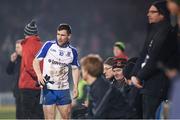 4 February 2017; Karl O’Connell of Monaghan after being sent off during the Allianz Football League Division 1 Round 1 match between Mayo and Monaghan at Elverys MacHale Park in Castlebar, Co Mayo. Photo by Stephen McCarthy/Sportsfile