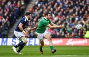 4 February 2017; Robbie Henshaw of Ireland in action against Ryan Wilson of Scotland during the RBS Six Nations Rugby Championship match between Scotland and Ireland at BT Murrayfield Stadium in Edinburgh, Scotland. Photo by Ramsey Cardy/Sportsfile