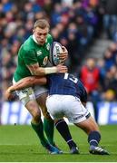 4 February 2017; Keith Earls of Ireland is tackled by Huw Jones of Scotland during the RBS Six Nations Rugby Championship match between Scotland and Ireland at BT Murrayfield Stadium in Edinburgh, Scotland. Photo by Ramsey Cardy/Sportsfile