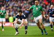 4 February 2017; Tommy Seymour of Scotland in action against Simon Zebo of Ireland during the RBS Six Nations Rugby Championship match between Scotland and Ireland at BT Murrayfield Stadium in Edinburgh, Scotland. Photo by Ramsey Cardy/Sportsfile