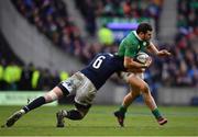 4 February 2017; Robbie Henshaw of Ireland is tackled by Ryan Wilson of Scotland during the RBS Six Nations Rugby Championship match between Scotland and Ireland at BT Murrayfield Stadium in Edinburgh, Scotland. Photo by Ramsey Cardy/Sportsfile