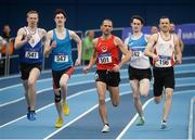 5 February 2017; A general view of the senior mens 800m heat 3 during the Irish Life Health AAI Indoor Games at Sport Ireland National Indoor Arena in Abbotstown, Dublin. Photo by Sam Barnes/Sportsfile