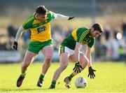 5 February 2017; Killian Young of Kerry in action against Patrick McBrearty of Donegal during the Allianz Football League Division 1 Round 1 match between Donegal and Kerry at O'Donnell Park in Letterkenny, Co Donegal. Photo by Stephen McCarthy/Sportsfile
